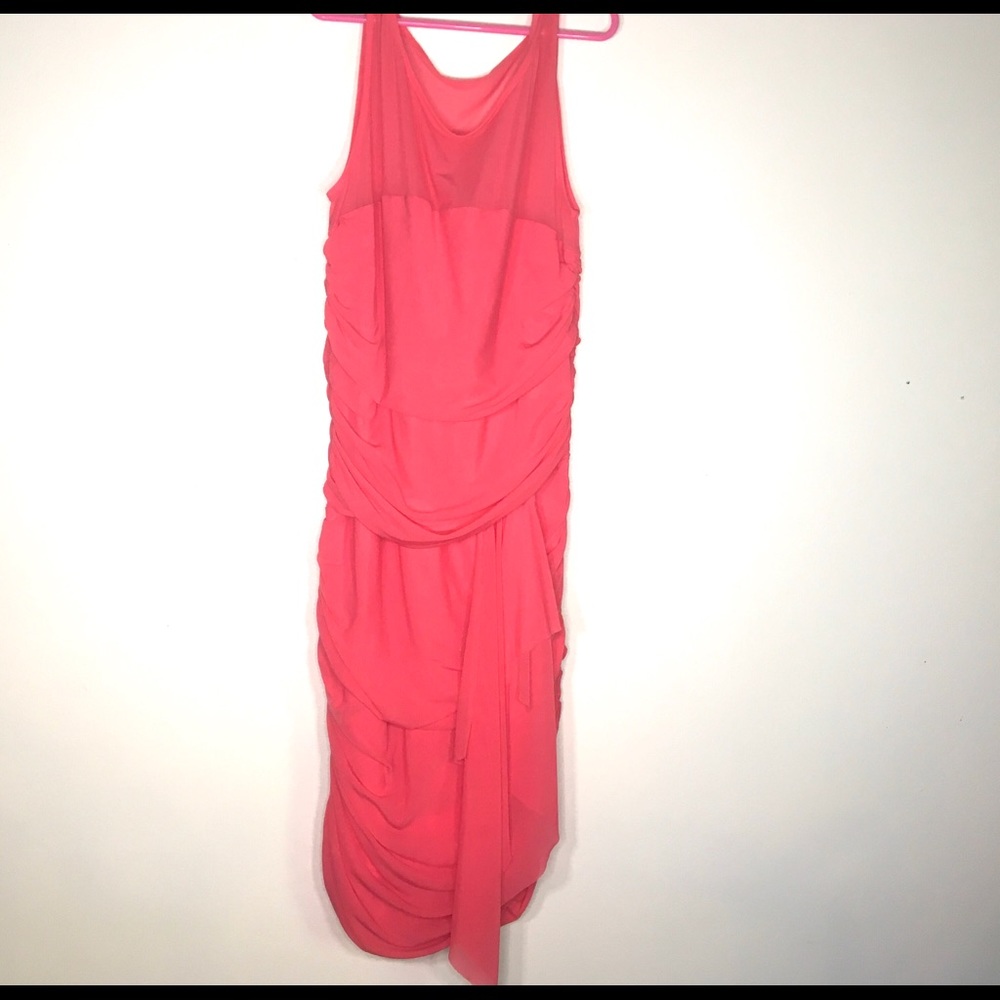 Ruched cocktail dress
